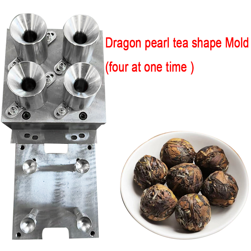 3.Dragon pearl tea shape Mold  (four at one time ）